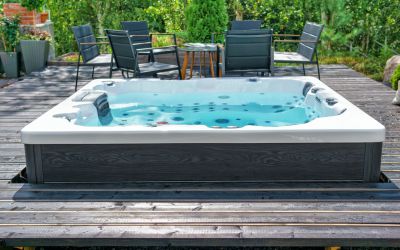 Hot Tub on Patio